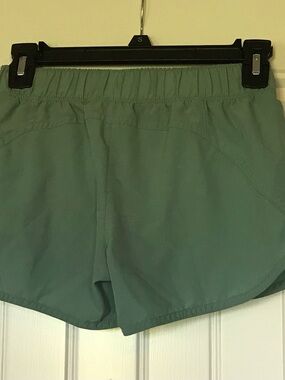 Lightweight Athletic Shorts in Sage Green